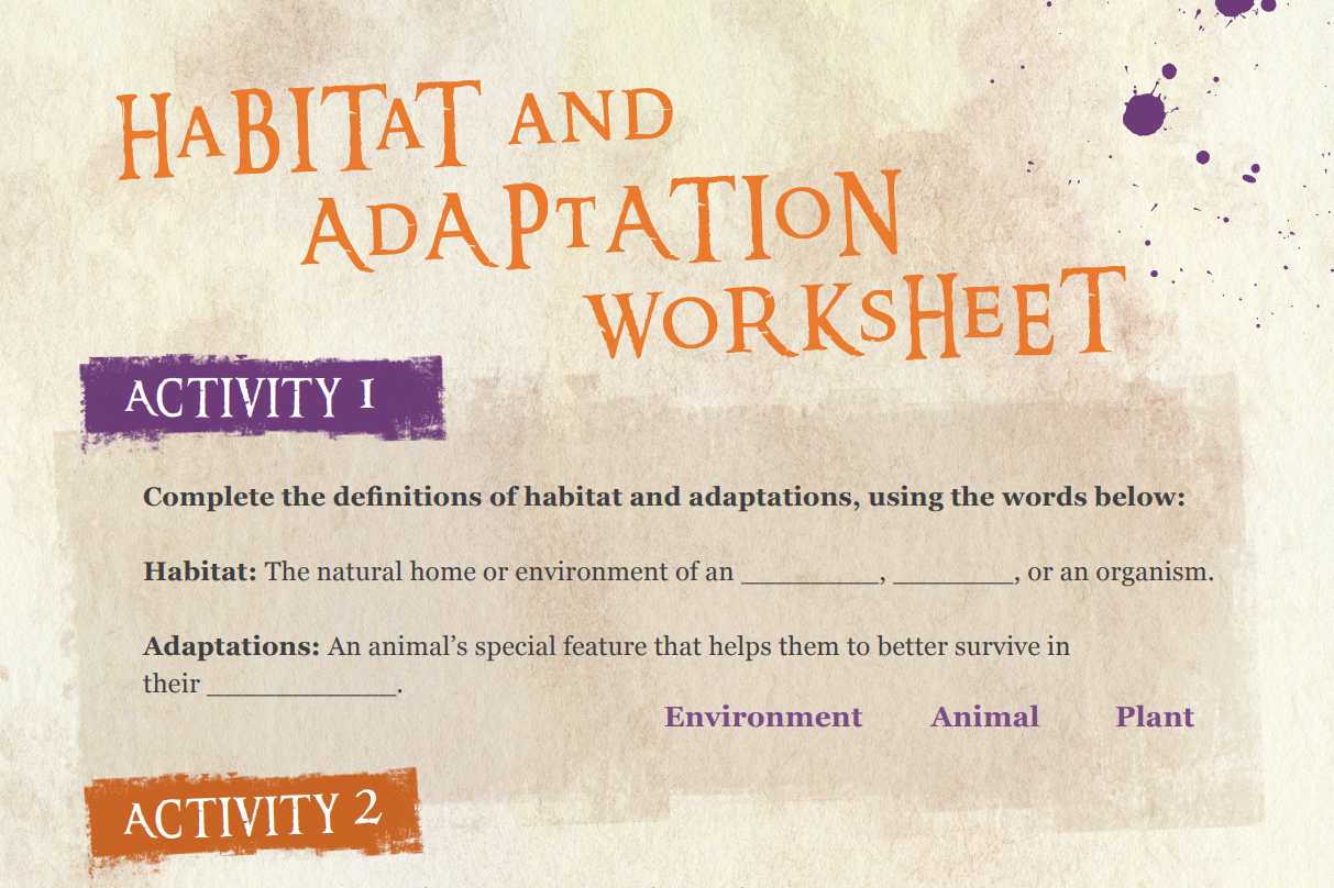 Habitatsheet
