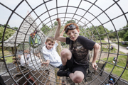 Boys In Wire Tunnels