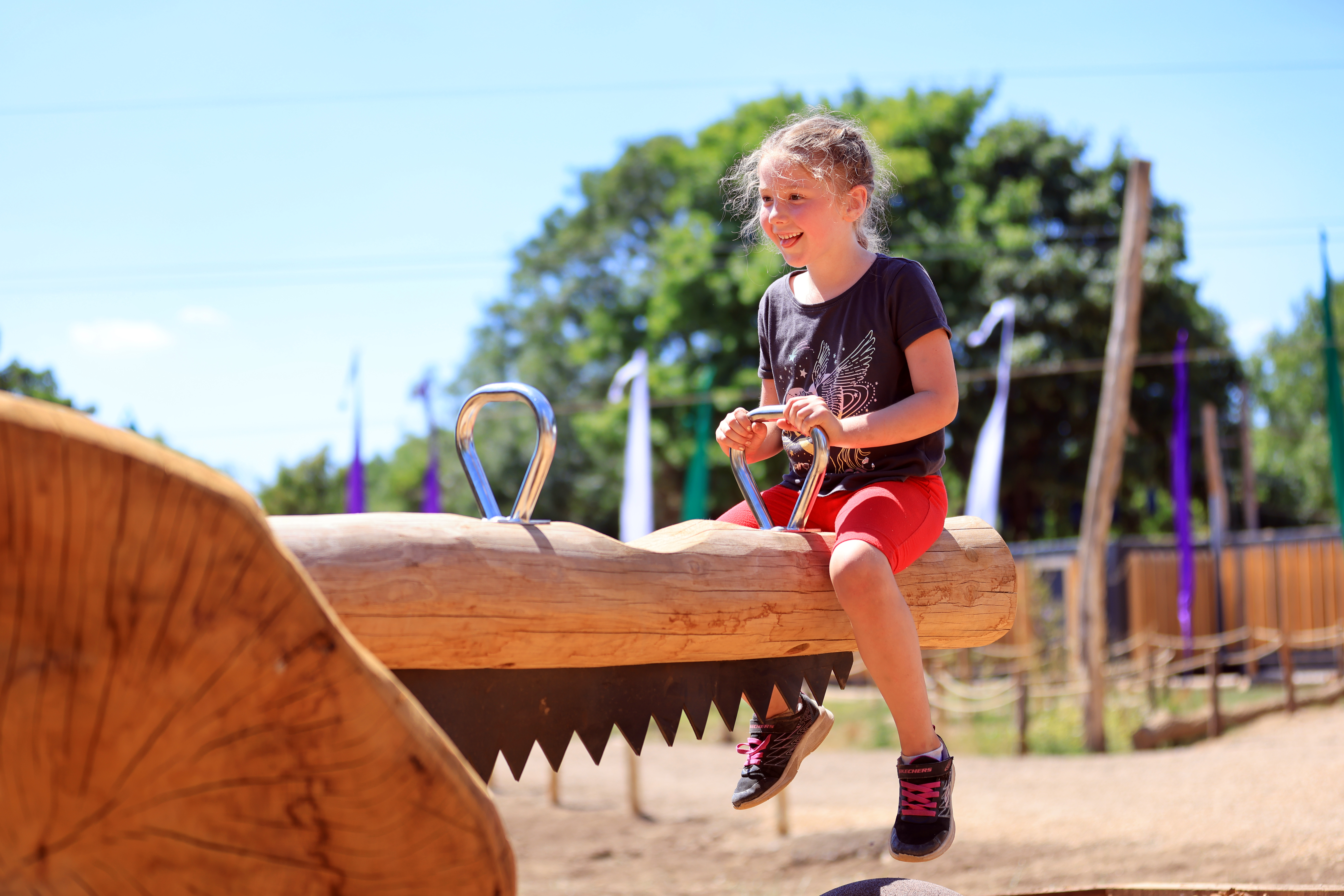 Child on Seesaw