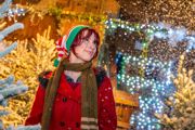Elf With Snow In Forest